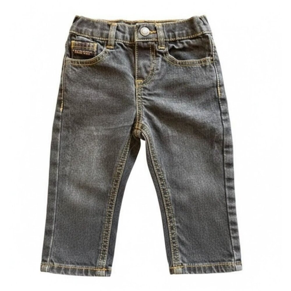 U.S. Polo Assn. Baby Unisex Dark Wash Denim Jeans - Size 12‎ Months Cotton Blend